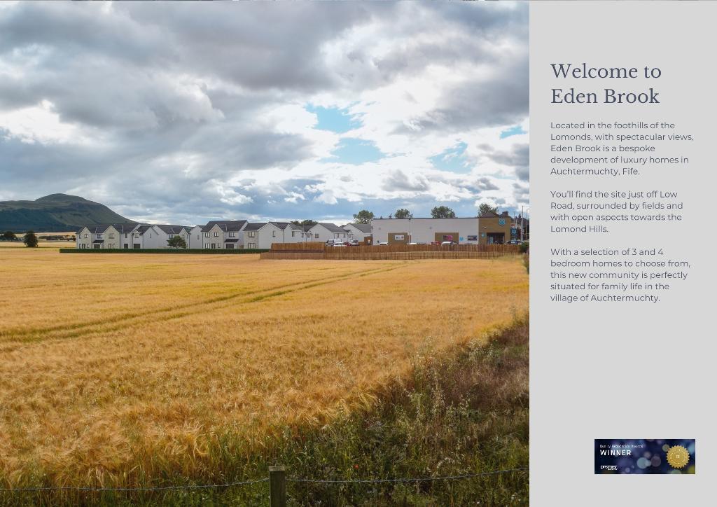 Plot 1 (The Kerr)  Eden Brook, Auchtermuchty, KY14 7AU